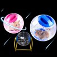 thumbnail image 6 of Transparent Hamster Running Jogging Ball Rack Pet Training Wheel Exercise Supply, 6 of 8