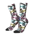 thumbnail image 1 of Balery Panda And Glasses Calcetas Largas con Estampado para Hombre y Mujer – Suaves y Transpirables, Talla Única (US 5-11), 1 of 6