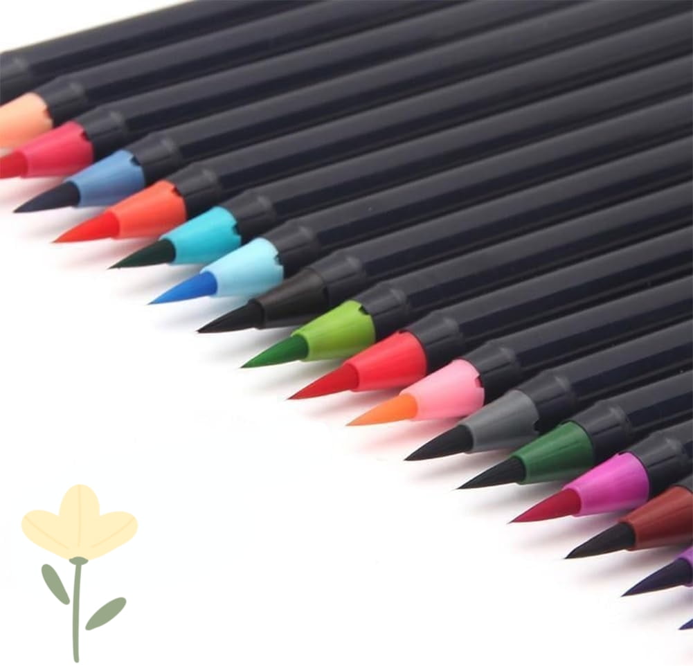 Watercolor Real Brush Pen Sets, Portable Water Color Paint Pens for Smooth Blending Lettering Sketching Calligraphy and Painting, for Artists and Beginners, Flexible Nylon Bristles(3Sets)