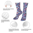 thumbnail image 3 of Salouo mushroom Skull rainbow color Pattern Fun Novelty Crew Socks,Casual Athletic Socks Neutral Socks, 3 of 7