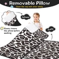 thumbnail image 3 of White and Black Of Leopard Print Toddler Nap Mats for Kids Preschool,Sleeping Mat Bag or Kids,Toddler Sleeping Bag,Toddler Nap Mat or Daycare, 3 of 6