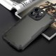 thumbnail image 5 of For iPhone 14 Pro Max Case PC TPU Semi-Transparent Frosted Finish Protective Phone Cover - Black, 5 of 5