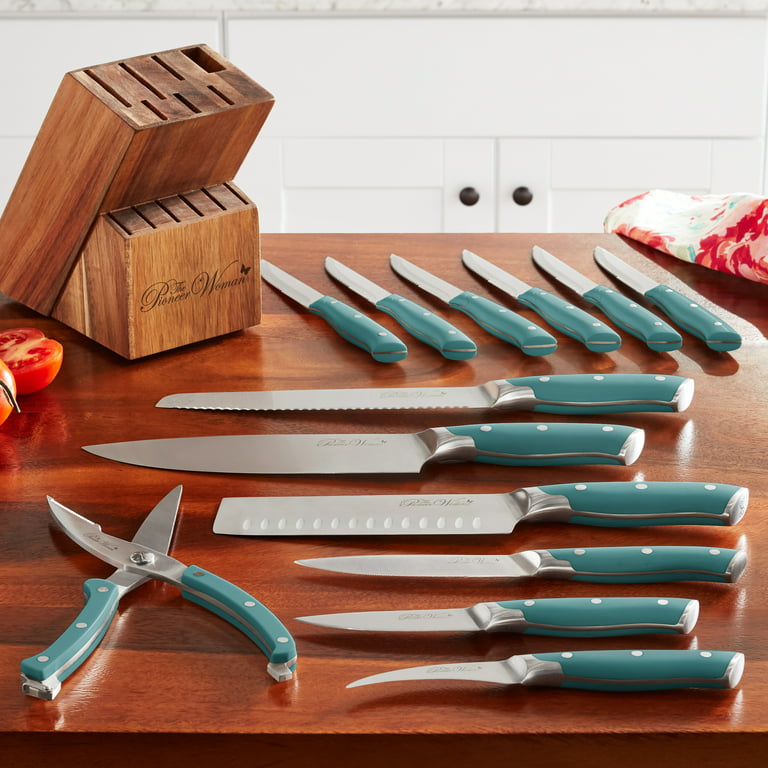 The pioneer woman 14 piece teal knife set for Sale in Bon Air, VA - OfferUp