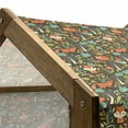 thumbnail image 5 of Fox Pet House, Colorful Arrangement of Autumn Season Leaves and Petals Forest Inhabitants Pattern, Outdoor & Indoor Portable Dog Kennel with Pillow and Cover, 5 Sizes, Multicolor, by Ambesonne, 5 of 5