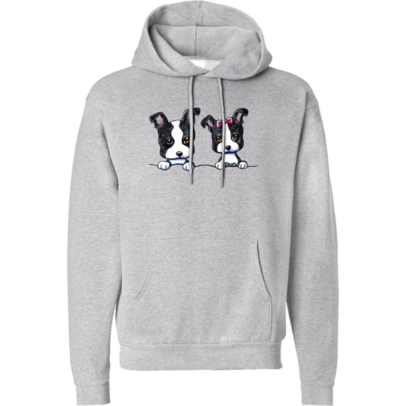 Inktastic Boston Terriers (dark Apparel) Adult Hoodie Sweatshirt