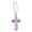 A, variant on Sparkling Clay Crucifix Ornament For Car Rearview With Crystal Embellishments