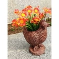 thumbnail image 4 of Macetas de pollo, macetas suculentas, macetas de animales, decoración Interior al aire libre de Patio con agujeros de drenaje, 4 of 6