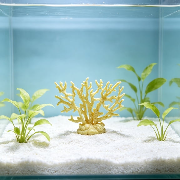 Artificial Corals for Aquarium Decoration, Realistic Small Reef Ornaments for Fish Tank, Safe Multi Hole Hideout for Betta Shrimp Freshwater Saltwater Aquascaping Setup