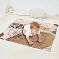 thumbnail image 2 of Brown Boho Plant Pattern Blanket,Comfortable Soft Flannel Throw Blanket,All Season,Warm Lightweight Blankets for Sofa Bed Couch Living Room Chair,30"x40", 2 of 4