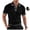 Black, variant on FOPSUFGWFO Mens Short Sleeve T-Shirt Knit Summer Fall Golf Polo Shirts Classic Fit Breathable Soft Tops for Sport Business 2XL