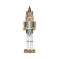 thumbnail image 2 of Nutcracker Figurine Wooden Nutcracker Collectible Crafts King Theme Soldier Nutcracker Decor Christmas for Scene Layout Home drum, 2 of 8