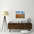 thumbnail image 3 of Global Gallery Frank Krahmer 'Poppies and vicias in meadow, Mecklenburg Lake District, Germany' Canvas Wall Art, 3 of 4
