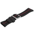 thumbnail image 1 of Replacement Wrist Strap Watchband with Needle Disassemble Tool for  V800 WatchBlack Red, 1 of 7