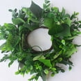 Tookss Artificial Eucalyptus Candle Wreaths Lightweight Candle Ring For