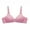Pink, variant on Penkiiy Women Bras Woman's Solid Color Comfortable Hollow Out Perspective Bra Underwear No Rims Black Bras