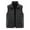 Black-p6, variant on Men's Lightweight Puffer Vest Quilted Sleeveless Down Vest Stand Collar Solid Down Jacket Winter Warm Casual Zip Up Streetwear for Work Travel Outdoor,Black L
