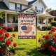 thumbnail image 5 of Independence Day Linen Double-sided Garden Flag For Courtyard Decoration, 5 of 7
