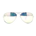 thumbnail image 3 of Child Size Kids Color Mirror Classic Iconic Tear Drop Officer Sunglasses Silver Pink Mirror, 3 of 4