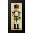 thumbnail image 2 of Milan, Vittorio 10x18 Black Modern Framed Museum Art Print Titled - Christmas Nutcracker II, 2 of 5