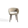 thumbnail image 3 of Ottomanson Palermos Mid Century Modern Easy Assembled Kitchen Dining Chair, Camel, Set of 2, 3 of 5