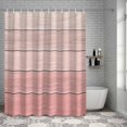 thumbnail image 3 of Shower Curtain Pink Wood Grain Bathroom Curtains with Hooks, Waterproof Fabric Rustic Farmhouse Wooden Board Bath Shower Curtains Set for Bathroom Bathtubs Decor 72x72 Inch, 3 of 9