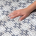 thumbnail image 3 of Addison Rugs Dream Shag Premium Machine Washable Transitional Modern Squares Navy Rectangle Rug, 9' x 12', 3 of 8