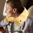 thumbnail image 6 of Cute Neck Pillow, Super Soft Car Neck Pillow Cute, Washable Cover, Head Support, Plush Traveling Car Pillow for Kids Adults, Airplane, Car, Train, Recline, Sleeping, 6 of 9