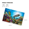 thumbnail image 5 of Lantern Press 1000 Piece Jigsaw Puzzle, Underwater Sea Life with Tropical Fish, Sea Turtle, and Coral Reef, 5 of 5