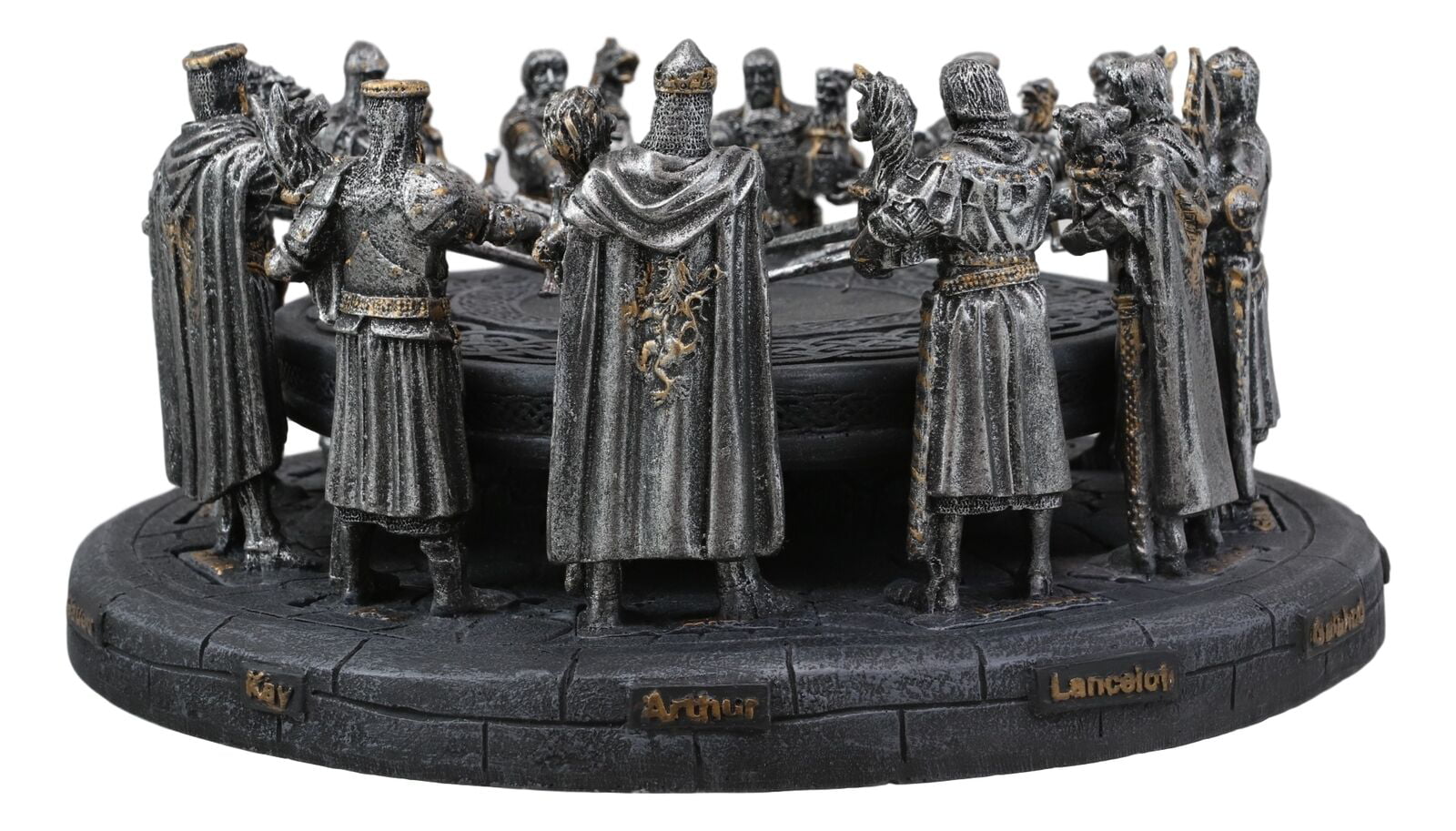 King Arthur The Black Knight Warrior Figurine 13.25" Height Sculpture 