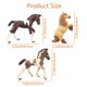 thumbnail image 4 of Juego de muñecos de animales Toymany Horse, 3-4 pulgadas, 6 unidades para niños, 4 of 9