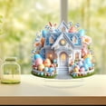 thumbnail image 4 of Tdxkok Easter Figurines 2D Acrylic Home Desk Decoration Easter Home Decor, 4 of 6