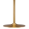 thumbnail image 4 of 40 Inch Dining Table, White Gold, Wood, Metal, Mid Century Kitchen Cafe Bistro Hospitality Restaurant, Modern Contemporary HB34607, 4 of 7