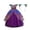 Purple, variant on Odeerbi 2025 Children Baby Girls Middle-aged Children's Long Dress Halloween Masquerade Dress