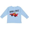 thumbnail image 3 of Inktastic Born to Race Red Race Car Boys or Girls Long Sleeve Toddler T-Shirt, 3 of 5