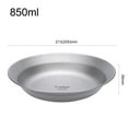 thumbnail image 1 of Camping Titanium Tableware Plate Bowl Dish Outdoor Tableware Ultralight Cookware Titanium Tableware Plate Bowl Dish Titanium, 1 of 9