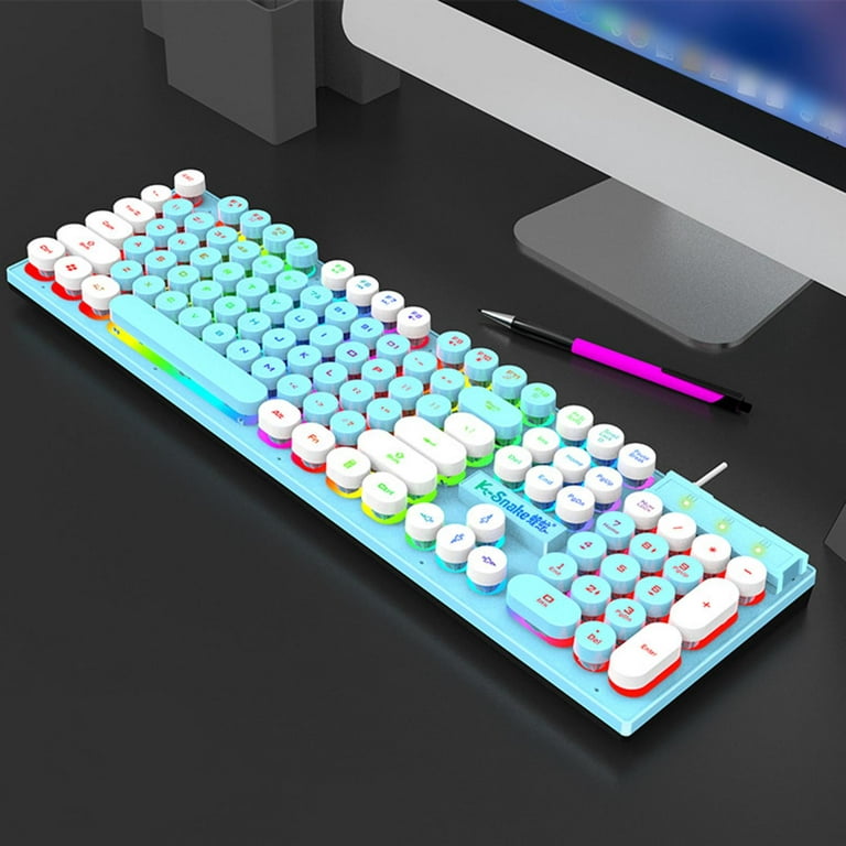G-LAB Keyz Palladium Wired USB Multicolor QWERTY Gaming Keyboard