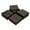 Brown, variant on Gzxs 9 Pcs Interlocking Deck Tiles, 12" x 12" Waterproof Patio Plastic Flooring Tiles, All Weather Composite Decking Tiles for Balcony, Backyard, Indoor and Outdoor (Gray)