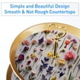 thumbnail image 2 of Fragmented Flowers Elegant Plastic Disc Earring Holder with Iron Pillars, 32cm Height - Dessert Table Display Stand, 2 of 6