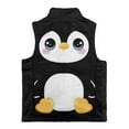 thumbnail image 5 of Pzuqiu Penguin Kid Outerwear Vest 2T Toddler Boy Clothes Stretchy Comfortable Zipper Winter Sleeveless Jacket with Pockets Warm Soft Outerwear Jacket for Kids and Toddlers, 5 of 7