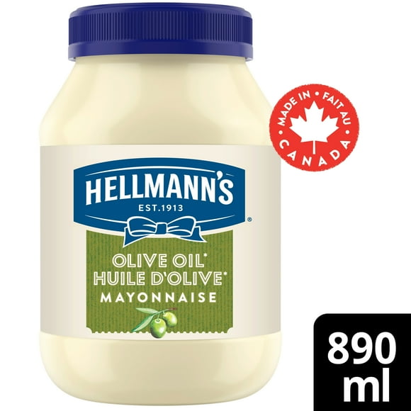 Hellmann's Olive Oil Mayonnaise, 890 mL, Olive Oil Mayonnaise