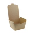 thumbnail image 4 of Pactiv EarthChoice OneBox Paper Box, 46 oz, 4.5 x 4.5 x 3.25, Kraft, 200/Carton (NOB08KEC), 4 of 6