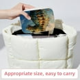thumbnail image 6 of Sea Horse Velvet Portable Jewelry Organizer Box with Removable Compartment - Earring Holder and Gift Jewelry Box, 6 of 7