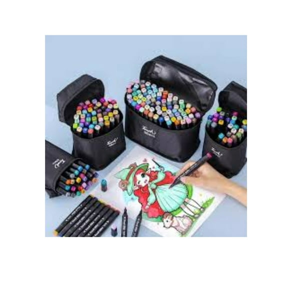 Plumones Doble Punta Plumones Punta Pincel 36