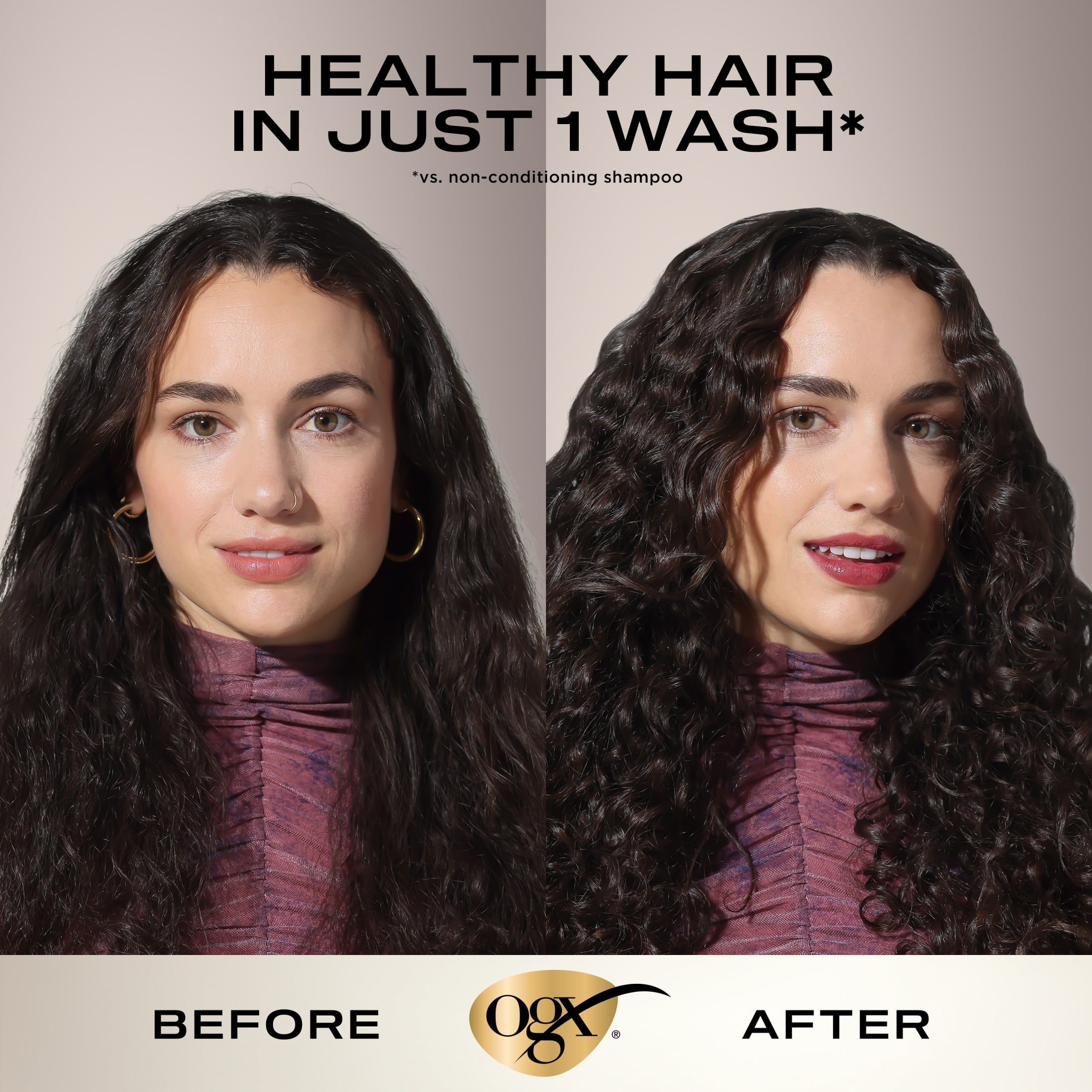 OGX Nourishing + Coconut Milk Moisturizing Hair Conditioner, 13 fl. oz  (图4)