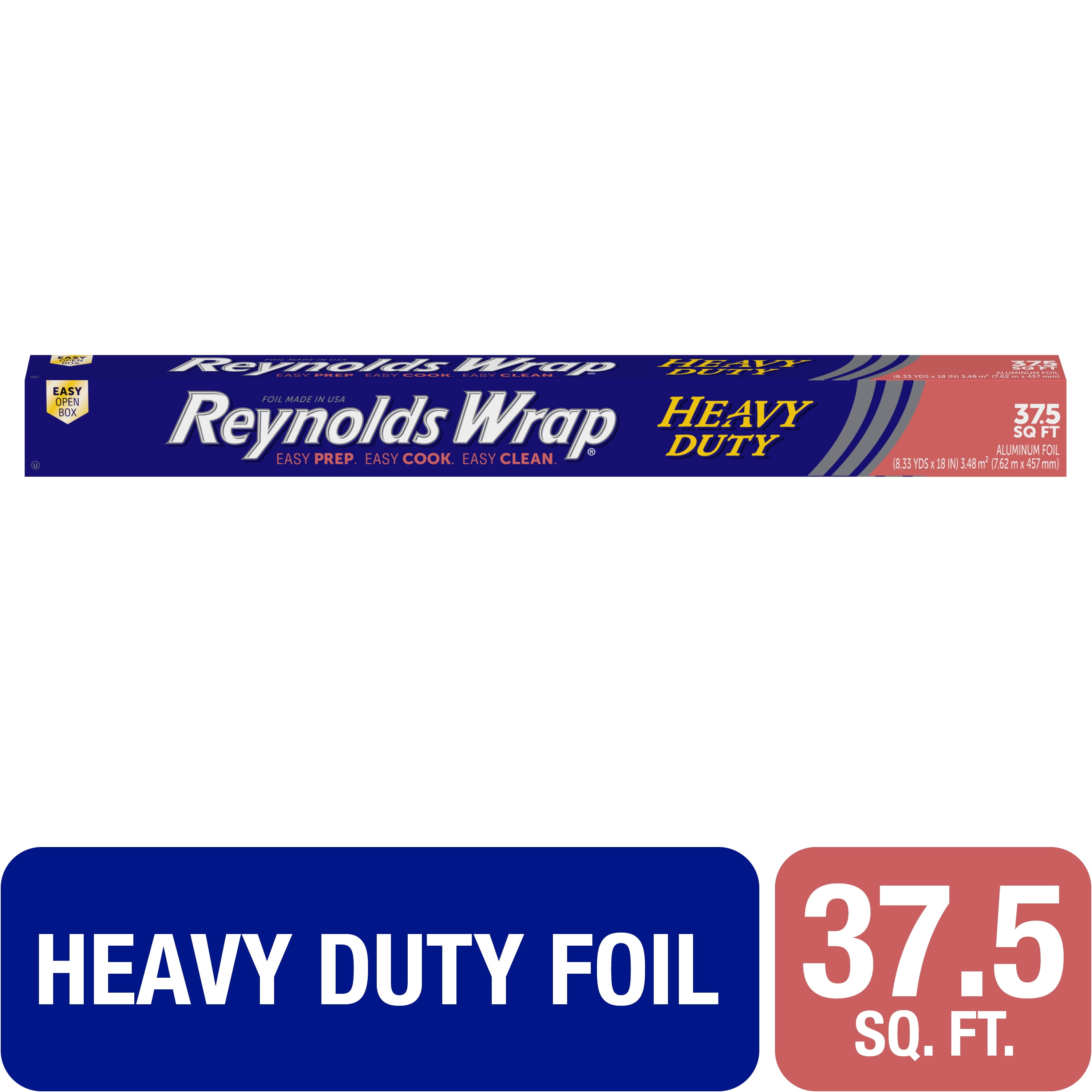 Reynolds Wrap Aluminum Foil, Heavy Duty, 18 inch, 37.5 Square Feet