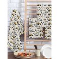 thumbnail image 4 of Cartoon Truck Kitchen Dish Towels for Drying Dishes Set of 2, Cute Yellow Grey Excavator Bulldozer Pine Tree Waffle Weave Microfiber Hand Tea Bathroom Towels Quick Dry & Absorbent Towel 15.7x23.6, 4 of 7