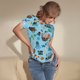 thumbnail image 3 of Fotbe Animal Pirate Body de Mujer con Cuello Redondo y Mangas Cortas, Sin Mangas Ajustado, Suave, Cómodo y Básico-X-Large, 3 of 7