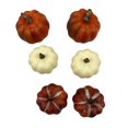 thumbnail image 2 of Way To Celebrate Crème/Orange Mini Pumpkins Mesh Bag, 2 of 6