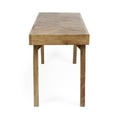 thumbnail image 6 of GDF Studio Hawley Boho Handmade Mango Wood Bench, Natural, 6 of 8
