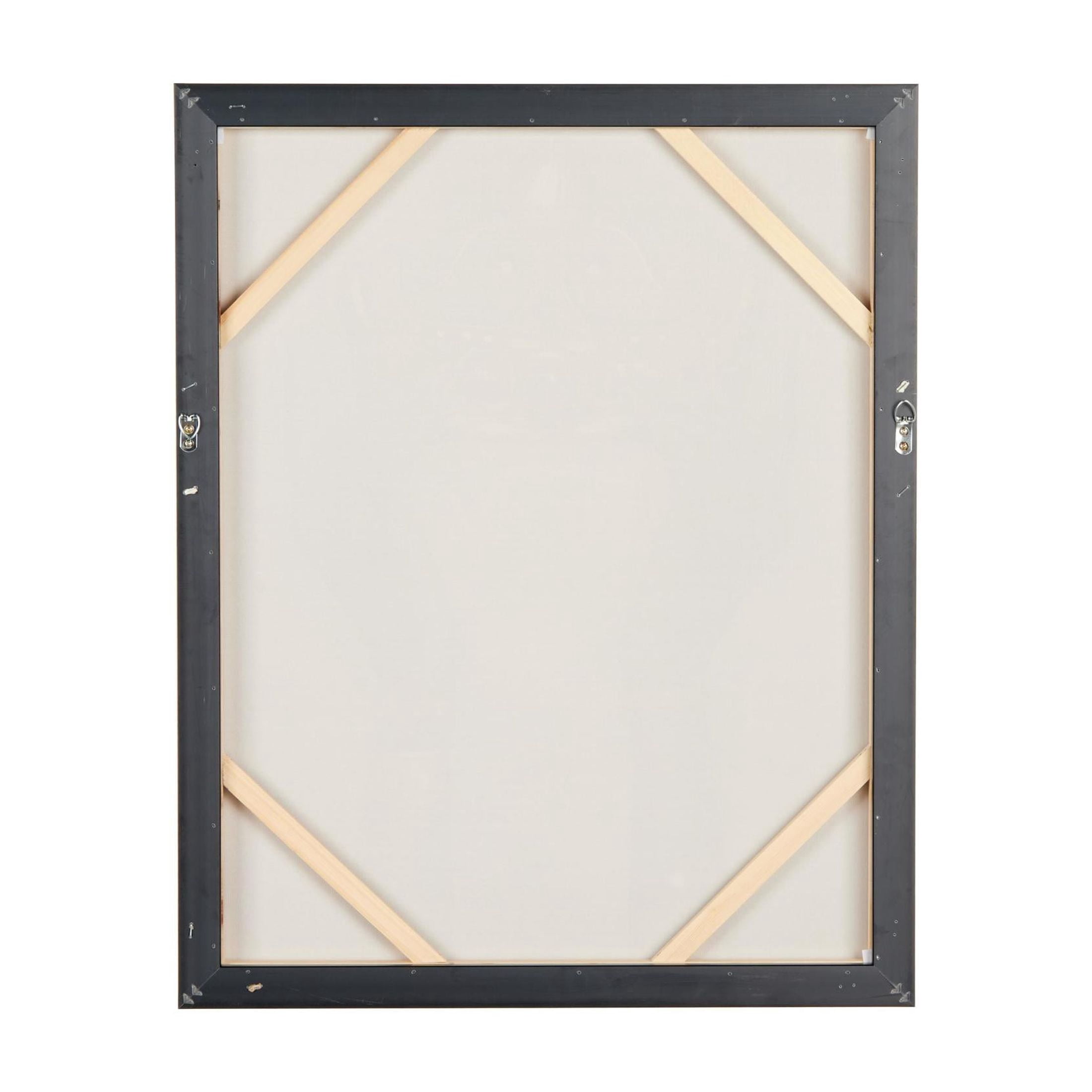 24" x 24" Crown Framed Wall Art with Shaded Hands and Metallic Foil Accents, by DecMode